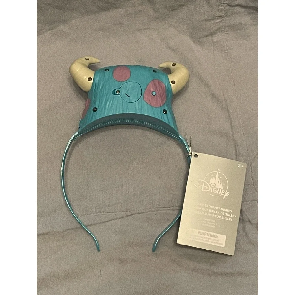 NEW Walt‎ Disney Parks Pixar Monsters Inc Light Up Ears Headband - Sulley